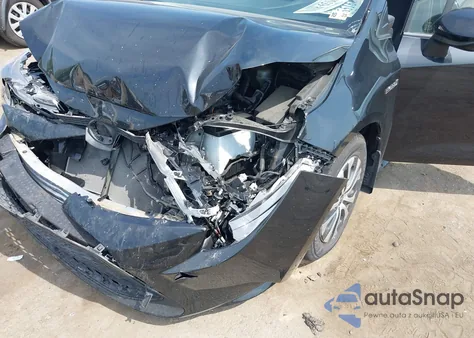 2021 Toyota Corolla Hybrid Le from USA, damaged, VIN JTDEAMDE4MJ013902